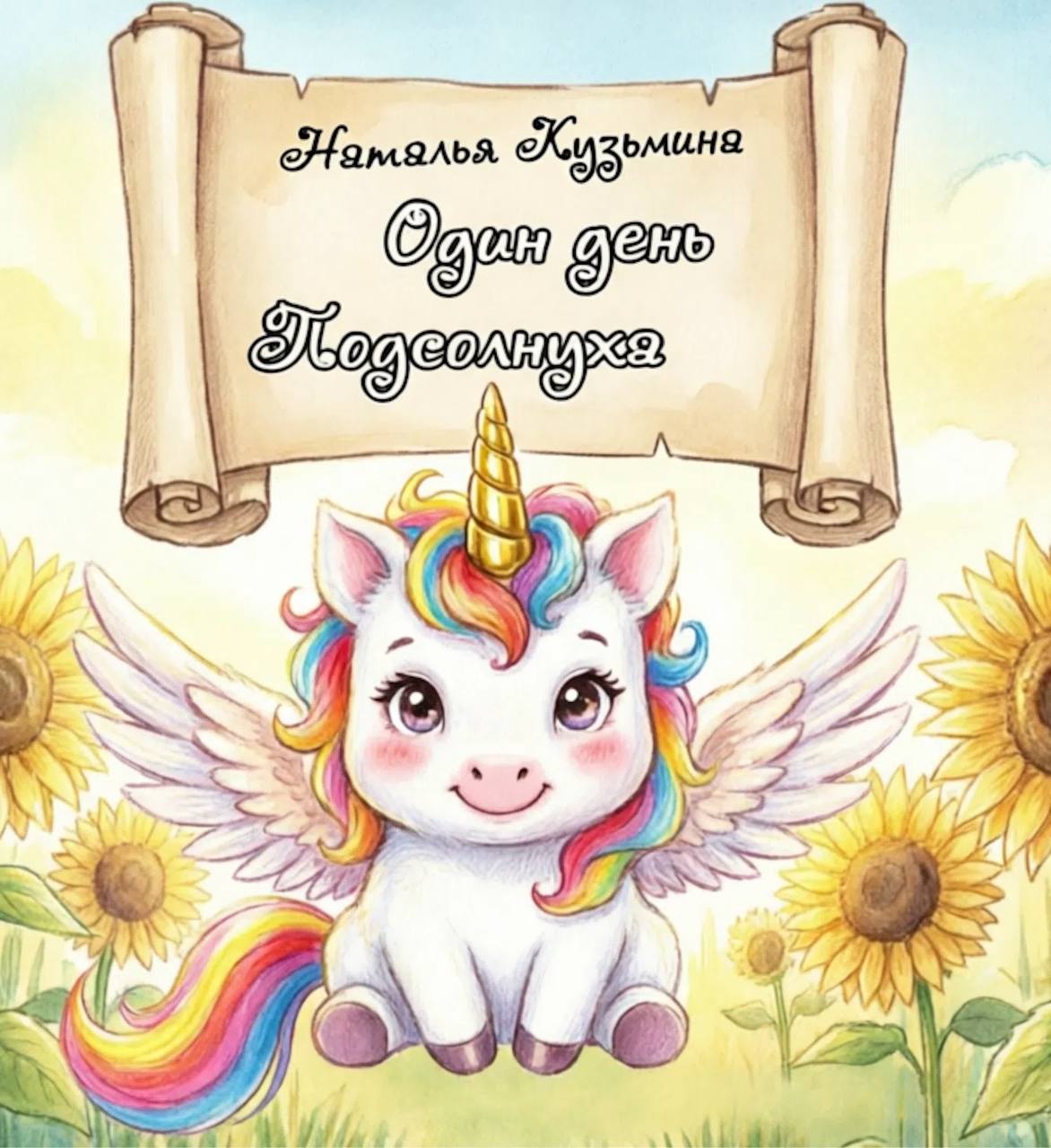 Обложка книги «Один день Подсолнуха» — Наталья Кузьмина